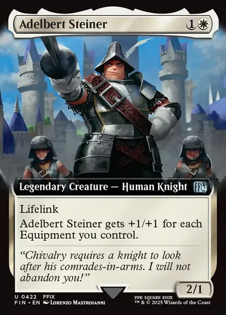 Adelbert Steiner, Magic card FIN 422 — Final Fantasy set