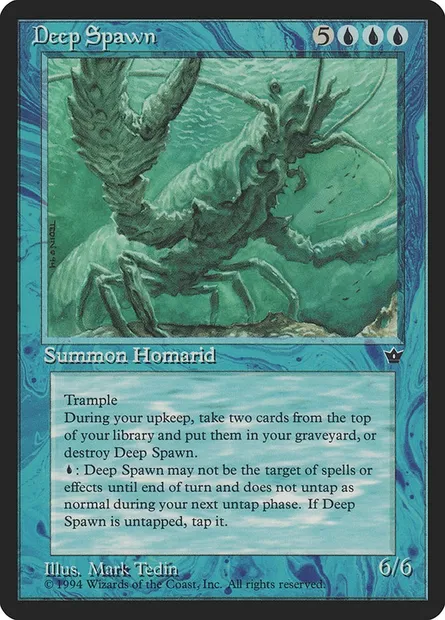 Deep Spawn, Magic card FEM 17 — Fallen Empires set