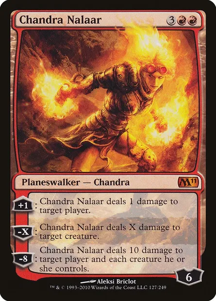 Chandra Nalaar, Magic card M11 127 — Magic 2011 set