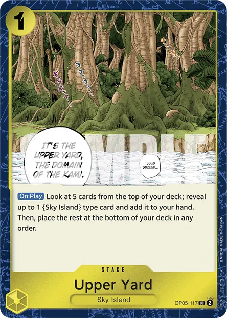 Upper Yard, One Piece card OP05-117 — AWAKENING OF THE NEW ERA set