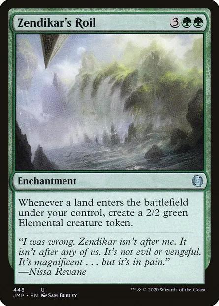 Zendikar's Roil, Magic card JMP 448 — Jumpstart set