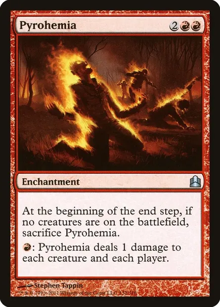 Pyrohemia, Magic card CMD 132 — Commander 2011 set