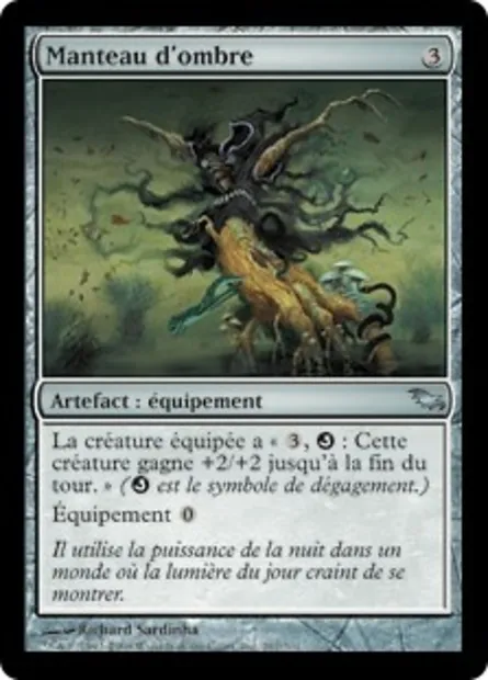 Manteau d'ombre, carte Magic SHM 267 — extension Sombrelande