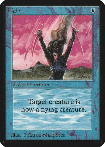 Vol, carte Magic LEA 58 — extension Limited Edition Alpha