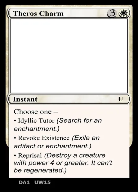 Theros Charm, carte Magic UNK UW15 — extension Unknown Event