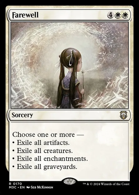 Farewell, Magic card M3C 170 — Modern Horizons 3 Commander set