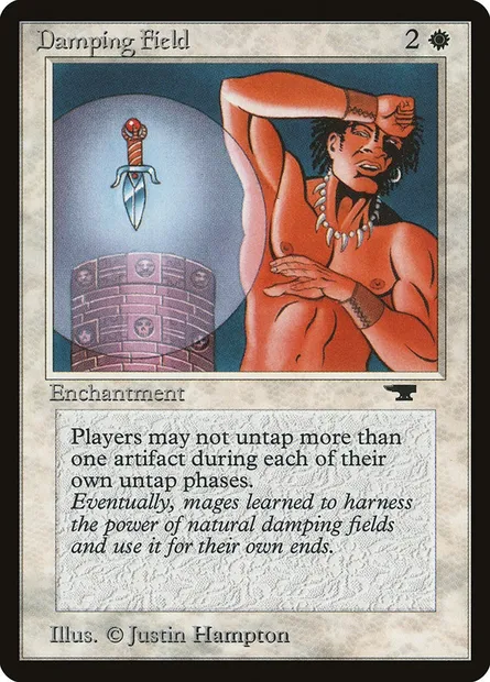 Damping Field, Magic card ATQ 5 — Antiquities set