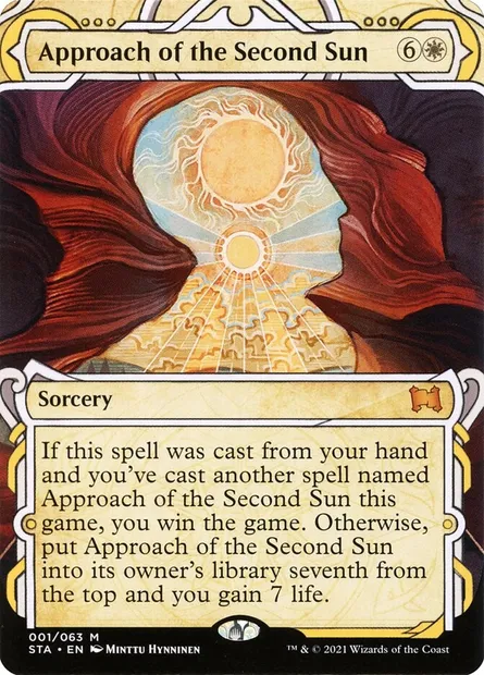 Approach of the Second Sun, Magic card STA 1 — Strixhaven Mystical Archive set