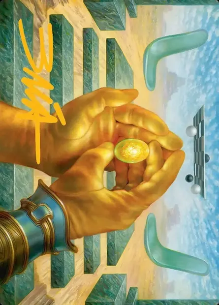 The Mind Stone // The Mind Stone, carte Magic AMSH 3 — extension Marvel Super Heroes Art Series