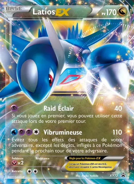 Latios EX, carte Pokémon XY 72 — extension Promo XY