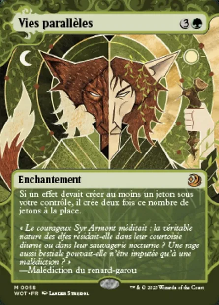 Vies parallèles, carte Magic WOT 58 — extension Wilds of Eldraine: Enchanting Tales