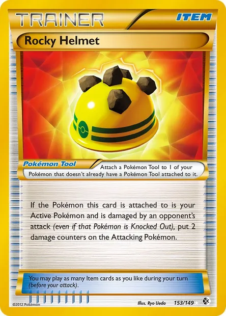 Rocky Helmet, Pokémon card BCR 153 — Boundaries Crossed set