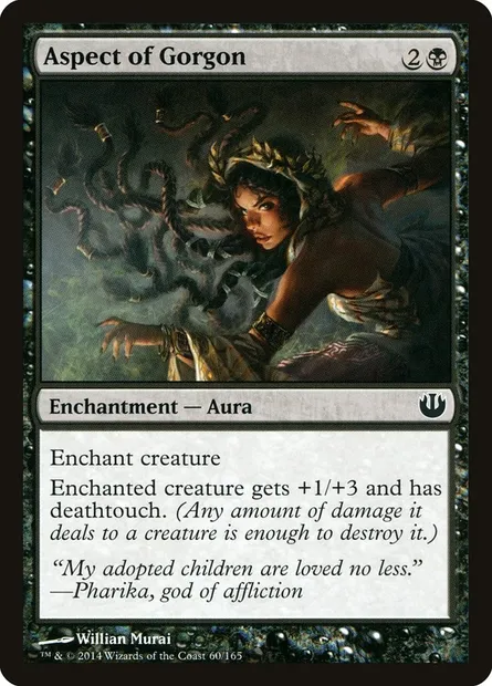 Aspect of Gorgon, Magic card JOU 60 — Journey into Nyx set