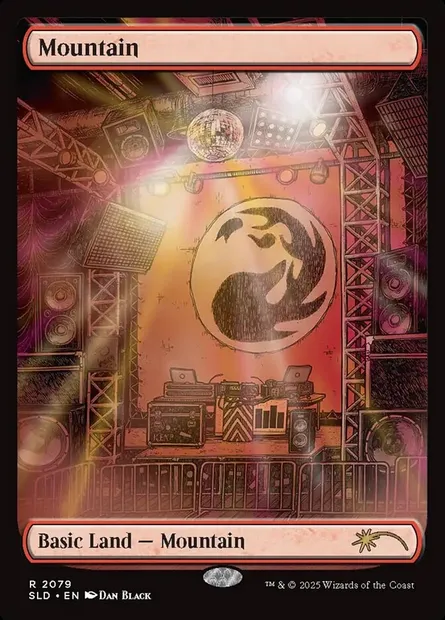 Montagne, carte Magic SLD 2079 — extension Secret Lair Drop