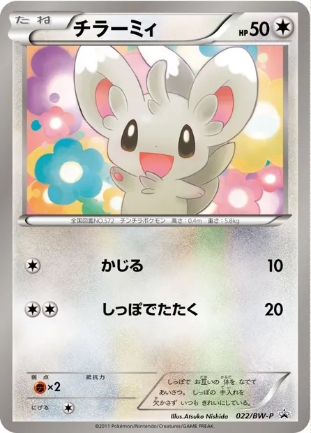 Chinchidou, carte Pokémon BWP 022 — extension BW Promos