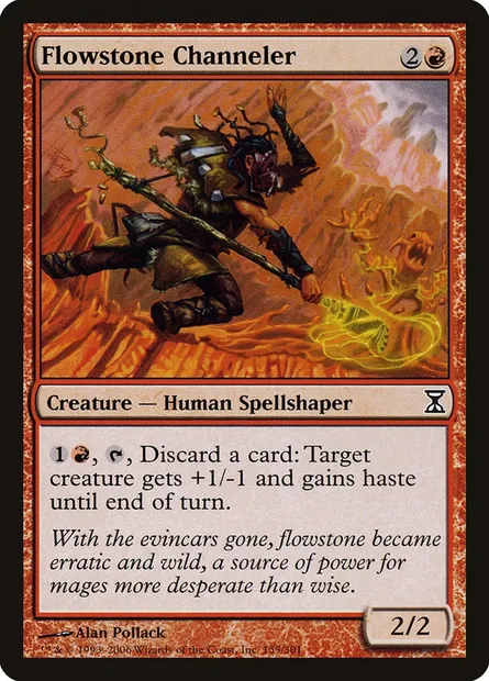 Flowstone Channeler, Magic card TSP 155 — Time Spiral set