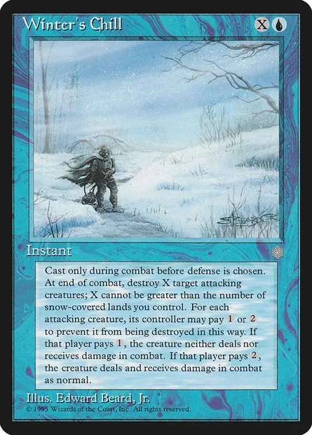 Winter's Chill, Magic card ICE 107 — Ice Age set