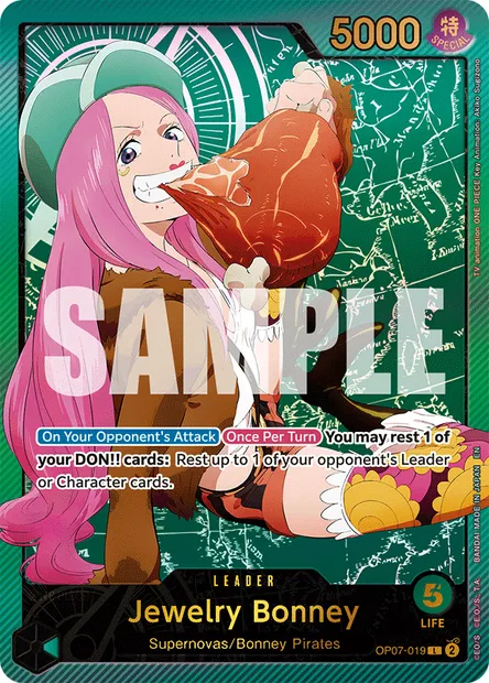 Jewelry Bonney, One Piece card OP07-019 — 500 YEARS IN THE FUTURE set