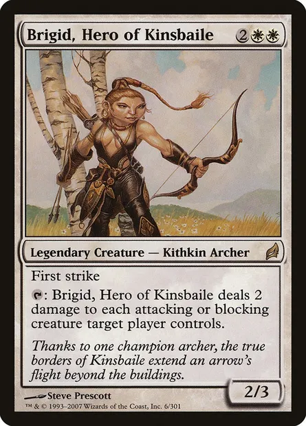 Brigid, Hero of Kinsbaile, Magic card LRW 6 — Lorwyn set