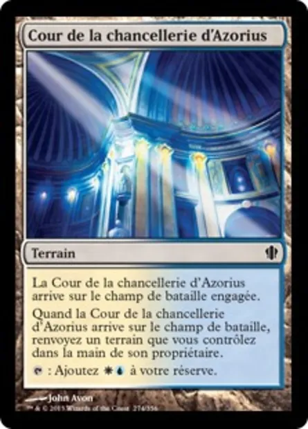 Cour de la chancellerie d'Azorius, carte Magic C13 274 — extension Commander 2013