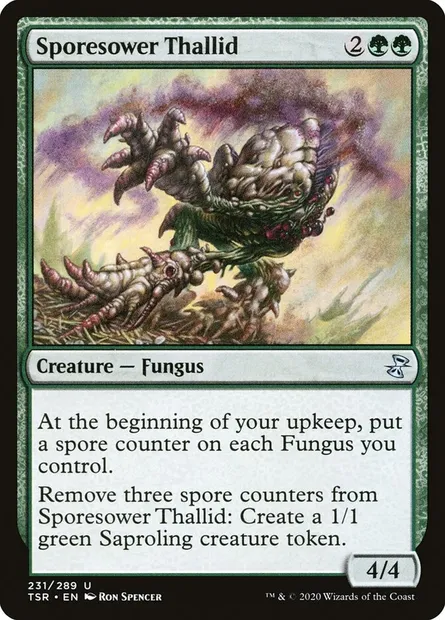 Sporesower Thallid, Magic card TSR 231 — Time Spiral Remastered set