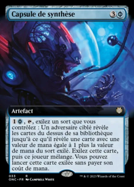 Capsule de synthèse, carte Magic ONC 33 — extension Phyrexia: All Will Be One Commander