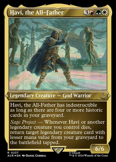 Havi, the All-Father, Magic card ACR 237 — Assassin's Creed set