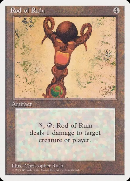Rod of Ruin, Magic card RQS 51 — Rivals Quick Start Set set