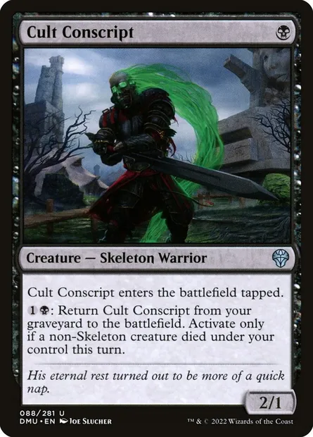 Cult Conscript, Magic card DMU 88 — Dominaria United set