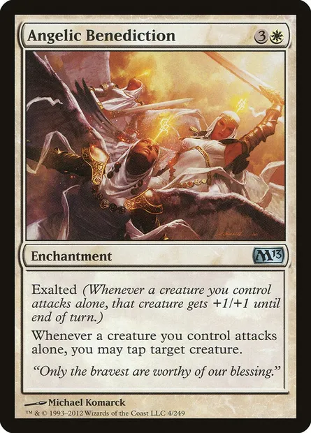 Angelic Benediction, Magic card M13 4 — Magic 2013 set
