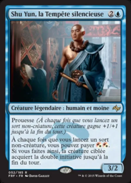 Shu Yun, la Tempête silencieuse, carte Magic FRF 52 — extension Destin reforgé