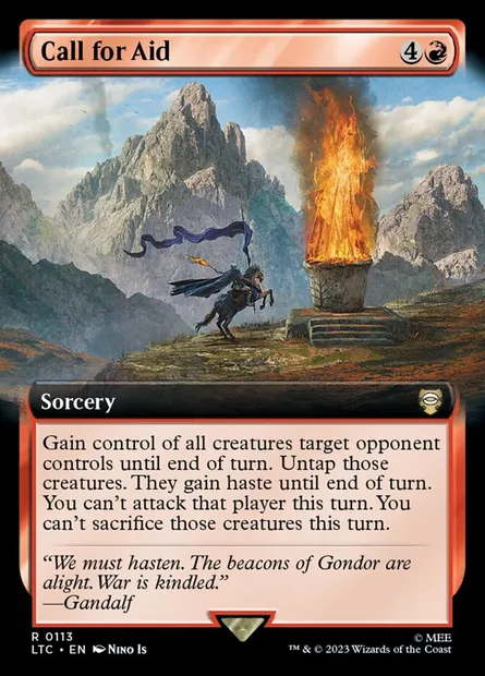 Call for Aid, Magic card LTC 113 — Tales of Middle-earth Commander set