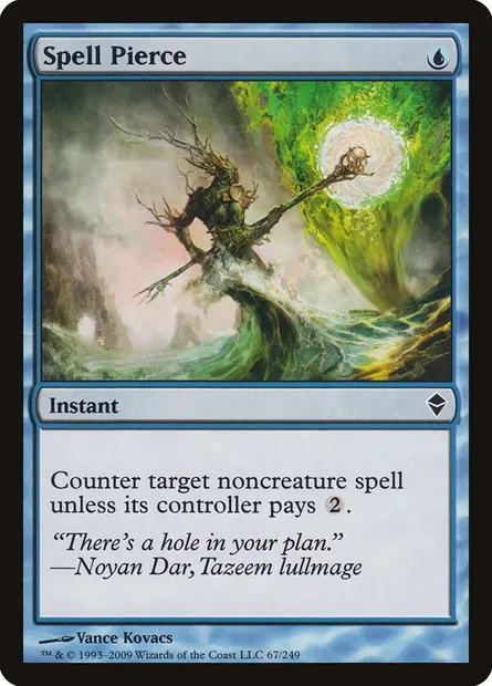 Spell Pierce, Magic card ZEN 67 — Zendikar set