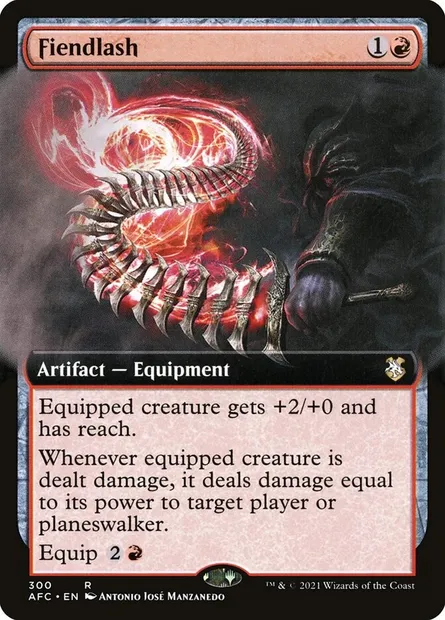 Fiendlash, Magic card AFC 300 — Forgotten Realms Commander set