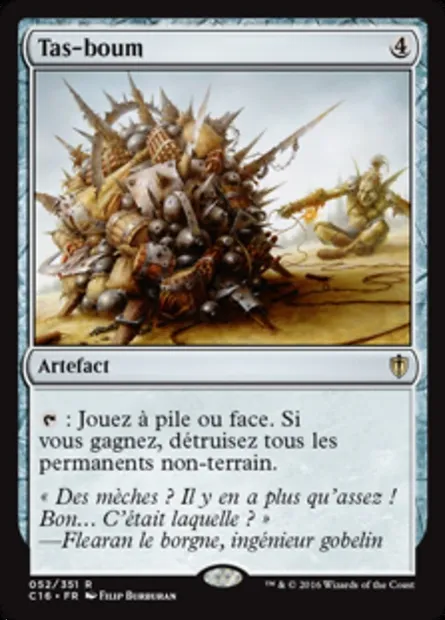 Tas-boum, carte Magic C16 52 — extension Commander 2016