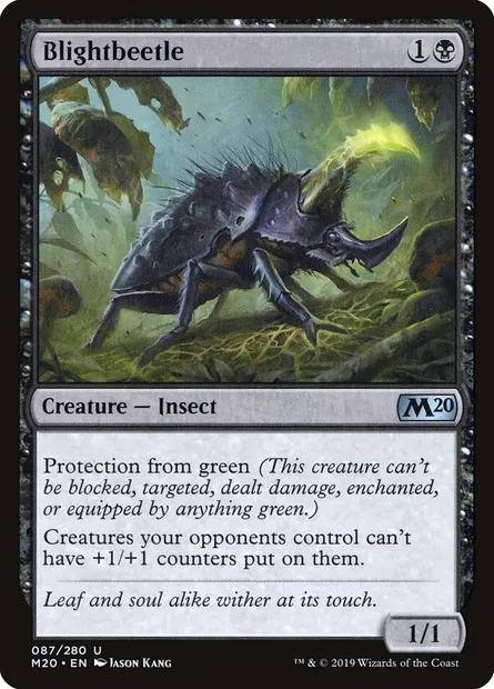Blightbeetle, Magic card M20 87 — Core Set 2020 set