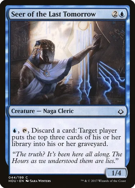 Seer of the Last Tomorrow, Magic card HOU 44 — Hour of Devastation set