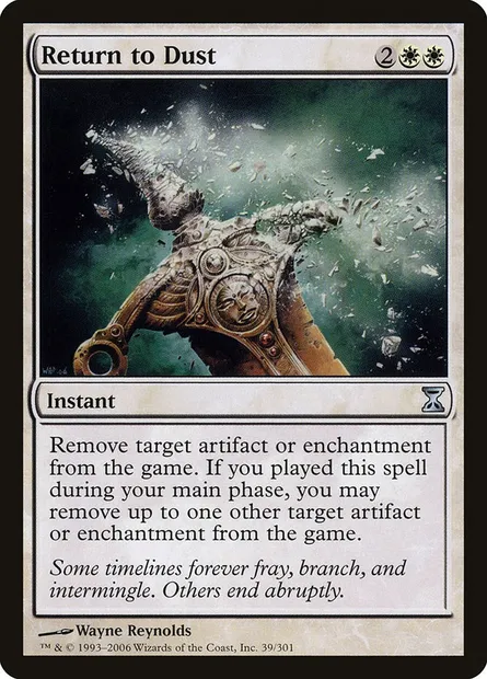 Return to Dust, Magic card TSP 39 — Time Spiral set