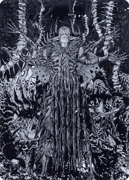 Nissa, Ascended Animist // Nissa, Ascended Animist, Magic card AONE 74 — Phyrexia: All Will Be One Art Series set