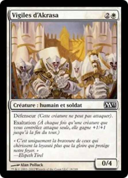 Vigiles d'Akrasa, carte Magic M13 18 — extension Magic 2013