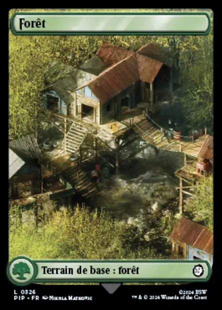 Forêt, carte Magic PIP 326 — extension Fallout