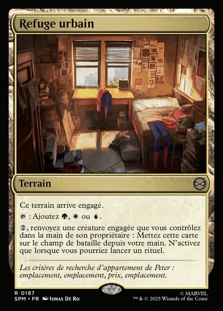 Refuge urbain, carte Magic SPM 187 — extension Marvel's Spider-Man