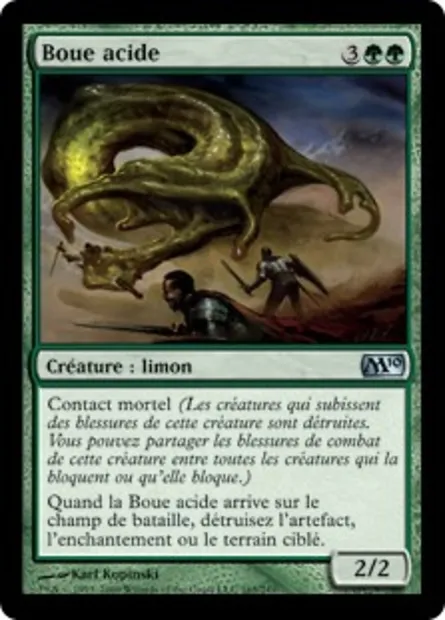 Boue acide, carte Magic M10 165 — extension Magic 2010