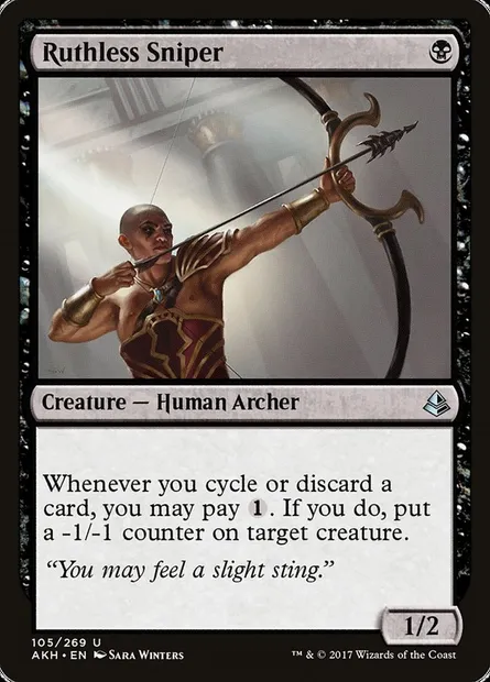 Ruthless Sniper, Magic card AKH 105 — Amonkhet set
