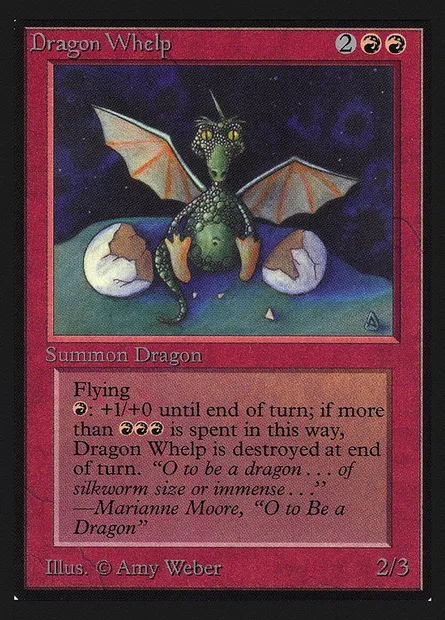 Dragon Whelp, Magic card CEI 142 — Intl. Collectors' Edition set