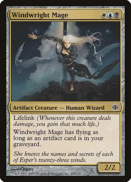 Windwright Mage, Magic card ALA 208 — Shards of Alara set