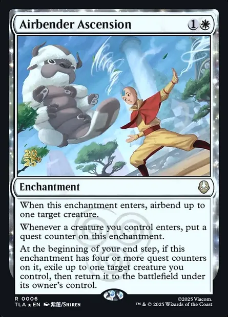 Airbender Ascension, Magic card PTLA 6s — Avatar: The Last Airbender Promos set