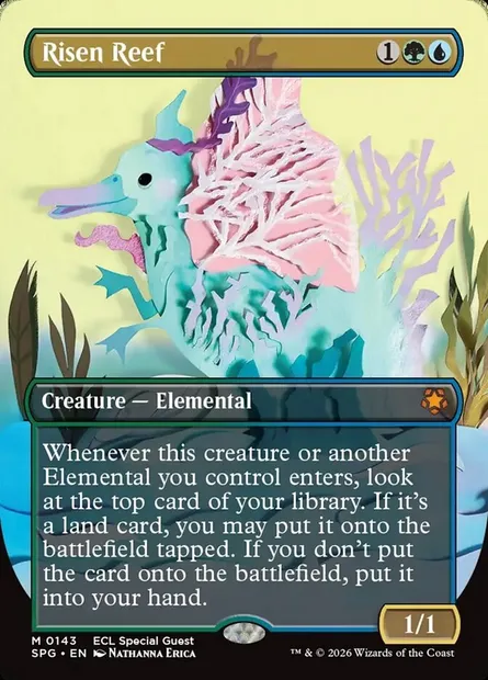 Risen Reef, Magic card SPG 143 — Special Guests set