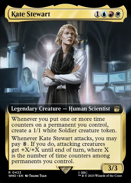 Kate Stewart, Magic card WHO 422 — Doctor Who set