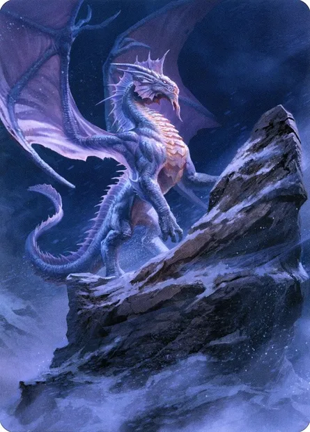 Ancient Silver Dragon // Ancient Silver Dragon, carte Magic ACLB 6 — extension Battle for Baldur's Gate Art Series